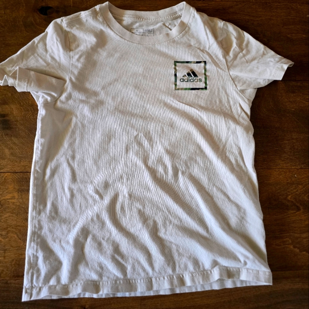 Boys Short Sleeve Adidas T Shirt Sz Small